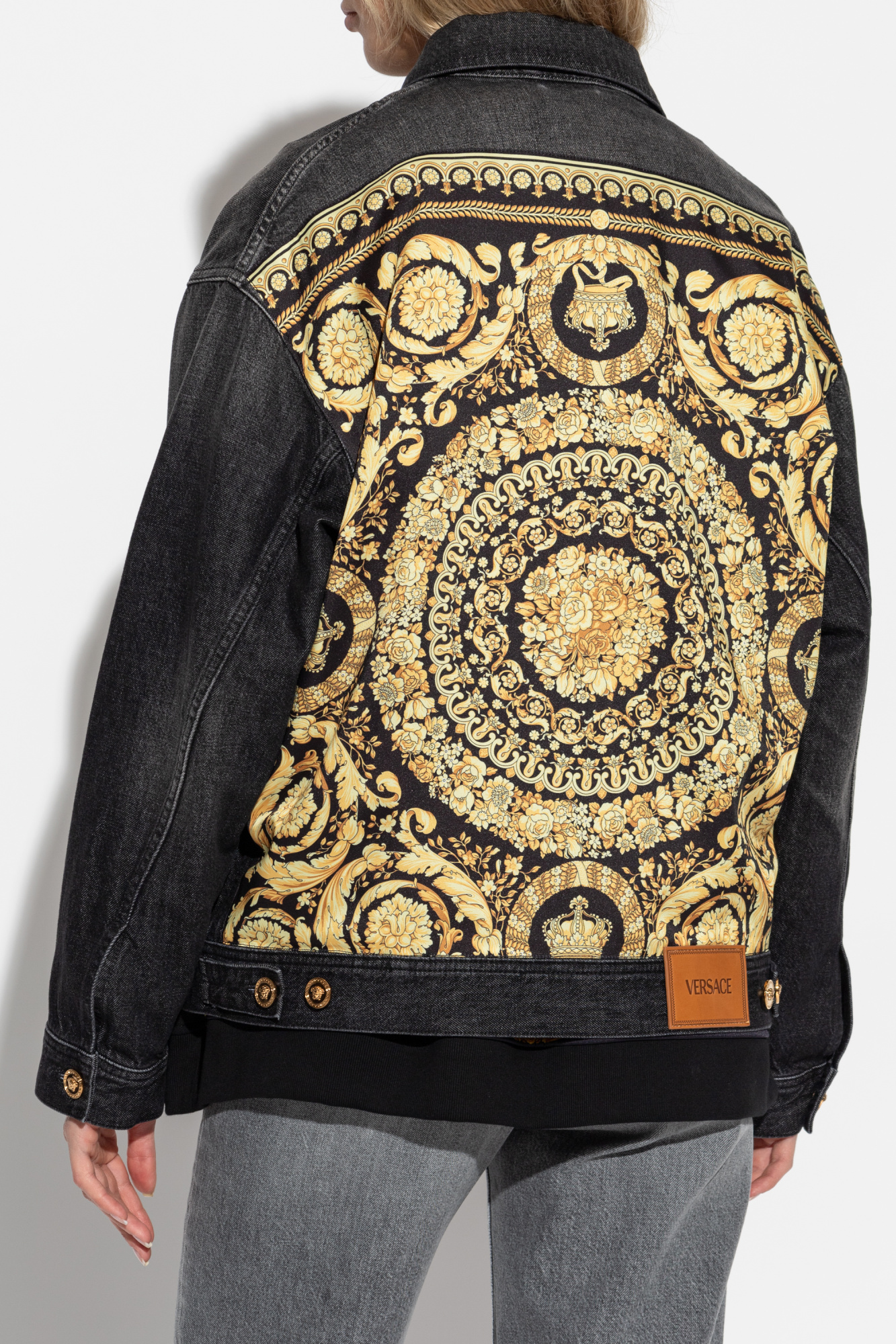Versace Oversize denim jacket | Women's Clothing | Vitkac Versace Oversize denim jacket | Women's Clothing | Vitkac